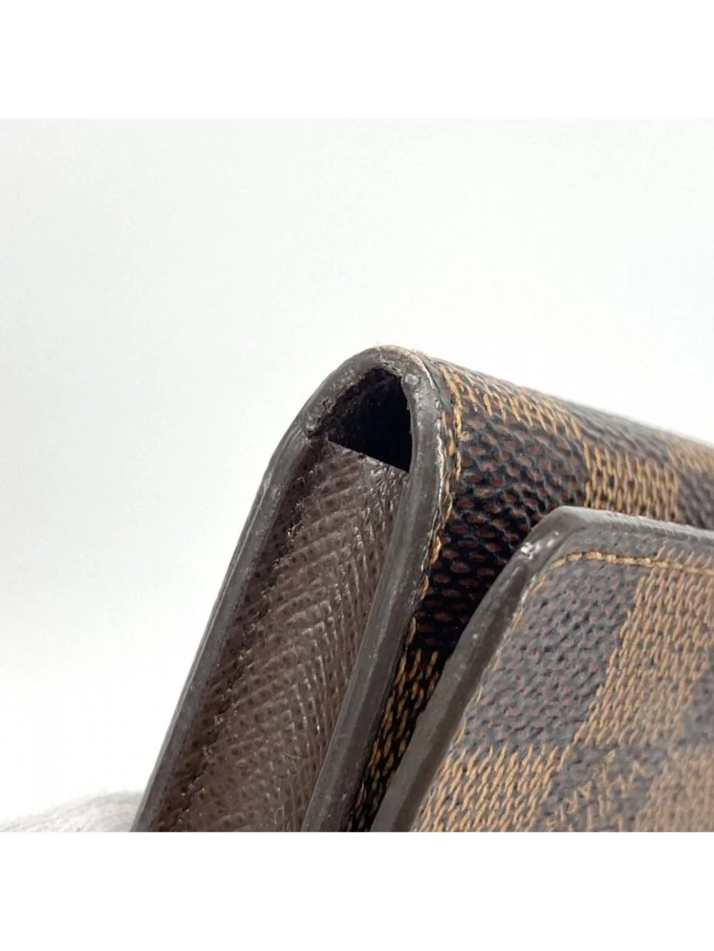 Louis Vuitton Card Case Damier Business Holder Ebene